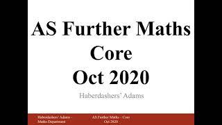 ASFM - Core Paper - 2020 - Q4