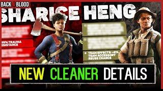 *NEW* Sharice  Heng DETAILS Revealed 🩸 Back 4 Blood New DLC Cleaners for Tunnels of Terror