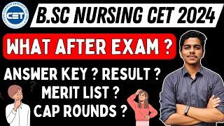 MH Nursing CET 2024  What After Nursing CET Exam ?  Admission Process  Merit List  #bscnursing