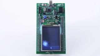 TouchGFX Demo on STM32F4 Discovery Board