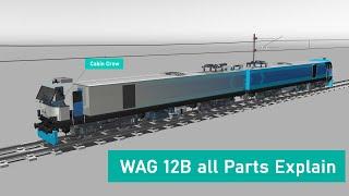 Explaining Indian powerful locomotive WAG 12B