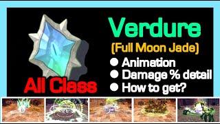 Full MoonVerdure Jade Detail Info All Class  Damage % detail  How to Get  Dragon Nest KR