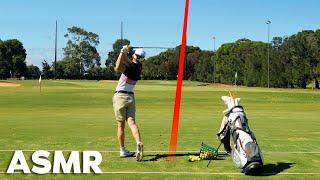 GOLF ASMR  Driving Range Session