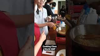 Anak2x semua bisa masak. Kegiatan Ekstra murid SMP