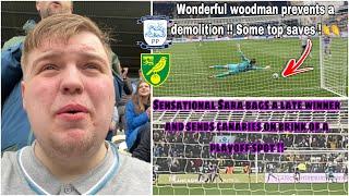 Preston 0-1 Norwich Matchday vlog *Sensational Sara edges canaries closer to securing playoff spot*