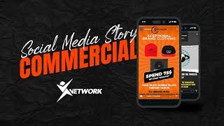 Story Commercial for X Network Second Set  Animated Instagram Ads 2021