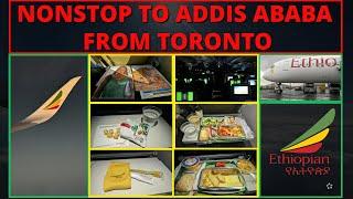  +12 HRS NON-STOP  ኢትዮጵያዊ  ETHIOPIAN AIRLINES A350 ️    TORONTO - ADDIS ABABA    ET 553