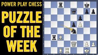 Chess puzzle of the week - White to play  Kim vs Agmanov  World Rapid Team Championship 2024