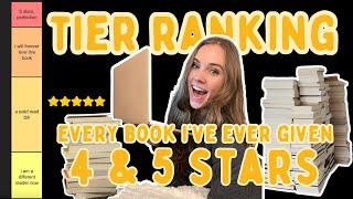 tier ranking every book ive ever rated 4 and 5 stars ⭐ 70+ books ranked 