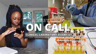 BUSY ON CALL SHIFT Over 20 Samples - Day in the Life of a Clinical Laboratory Scientist  Risa B.