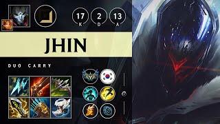 Jhin ADC vs Varus Pentakill Legendary - KR Challenger Patch 14.18