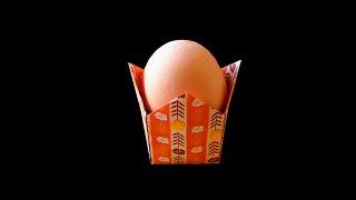 ORIGAMI EGG HOLDER TUTORIAL - EASTER