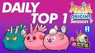 DAILY TOP 1 feat Nassauder  SEASON 9  ORIGINS LEADERBOARD  AXIE INFINITY