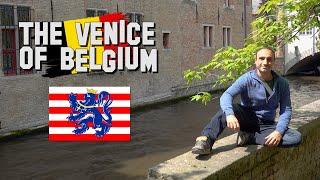 TOUR OF BRUGES IN FLANDERS - Looking at The Canals Flowing Through The Most Medieval City In Belgium