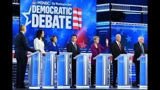 5th Democratic Debate In Atlanta GA - MSNBC Part2 Tulsi Gabbard White Pantsuit - FULL - 112019