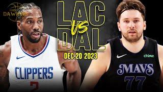 Los Angeles Clippers vs Dallas Mavericks Full Game Highlights  December 20 2023  FreeDawkins