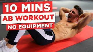 10 MIN AB WORKOUT NO EQUIPMENT BODYWEIGHT WORKOUT