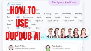 HOW TO USE DUPDUB AIBEST AI VOICEOVER