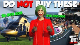 TOP 10 WORST THINGS YOU CAN BUY IN GTA ONLINE 2023