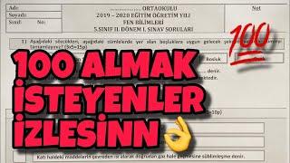 5.Sınıf Fen Bilimleri 2.Dönem 1.Yazılı