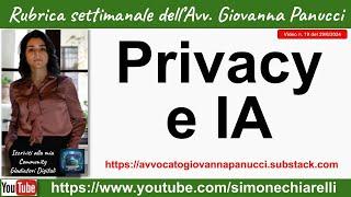 PRIVACY rubrica settimanale dellavv. Giovanna Panucci - n. 019 del 2962024