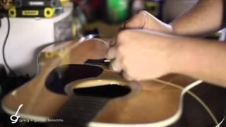 The BEST Method on How to Change Acoustic Guitar Strings Steel  Bronze Strings