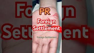 Foreign travel lines on hand  expert hand reading  Palmist  Foreign settlement #timing #travel