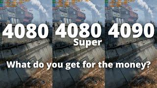 4080 vs 4080 Super vs 4090 The Ultimate Comparison RT DLSS DLSS 3 FG UE5 Newest Games