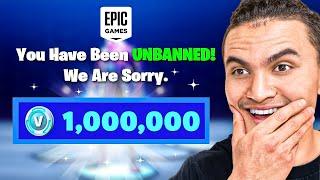 Epic UNBANNED My $10000 OG Fortnite Account..