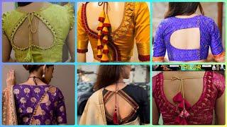 #Latest and trendy blouse designs for back neck youtube