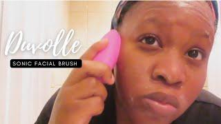 Night Time Skin Routine ft Duvolle Sonic Facial Brush