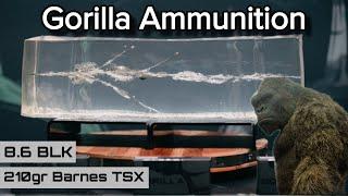 Gorilla Ammunition 8.6 BLK 210gr Barnes TSX