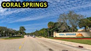 Coral Springs Florida Driving Through