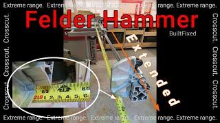 Felder Hammer K3 B3 C3 crosscut fence extension and flagstop review and install