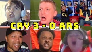 BEST COMPILATION  CRYSTAL PALACE VS ARSENAL 3-0  LIVE WATCHALONG REACTIONS  ARS FANS CHANNEL