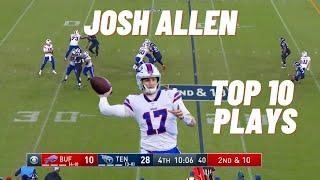 Josh Allen Top 10 Plays 2018-2021