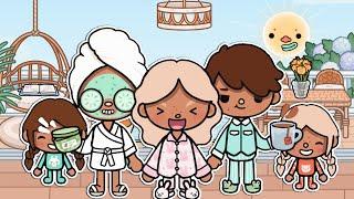 Summer Family Morning Routine in SWEDEN    *with voice*  Toca Boca Life World