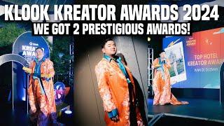 First KLOOK KREATOR Awards 2024 Experience  Ivan de Guzman