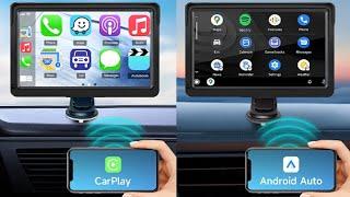 Como ligar ecrã para carro com Android auto e Apple car play modelo X47 carlega