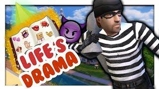 ROBBERS ARE BACK IN THE SIMS 4??   Lifes Drama Mod  Sims 4 Mods