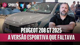 PEUGEOT 208 GT 2025 COMBINA VISUAL ESPORTIVO ESTILO RENOVADO E MOTOR TURBO