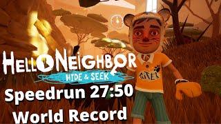 Hello Neighbor Hide and Seek Speedrun 2750 Any% World Record