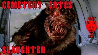 Tasmanian Devil - Van Scene - Mutant Creature - Monster Movie - Cemetery Gates