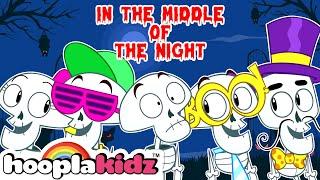 Skeletons In The Middle Of The Night  Scary Nursery Rhymes @hooplakidz