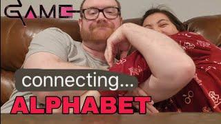 CONNECTING ALPHABET  WACKY GAME  WIFE AND HUSBAND #tinggaldiamerika