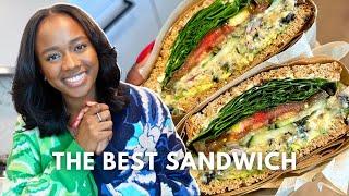 I could eat this SANDWICH every day  Healthy vegan lunch recipe