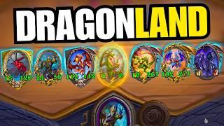 ULTIMATE DRAGON BUILD Inges buddy with Nightbane and Trickster  Hearthstone Battlegrounds