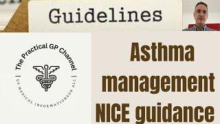 Asthma management- NICE guidance