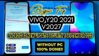 INI DIA YANG DICARI ‼️ BYPASS FRP Vivo Y20 Android 12 New Update Security 2023 #part2 VIVO V2027