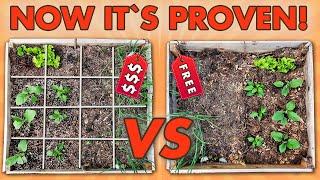 The BEST SOIL MIX For Raised Vegetable Beds  SQUARE FOOT GARDENING SOIL MIX vs TOP SOIL